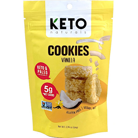 Keto, Vegan Coconut Cookies - Vanilla